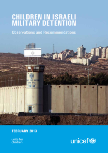 Unicef: Children in Israeli military detention