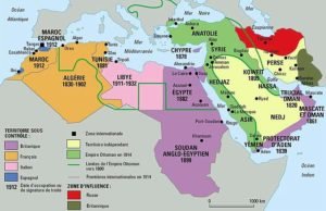 Oriente Medio y Norte de África en 1914