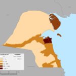 Kuwait - Densidad de población