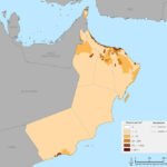 Omán - Densidad de población